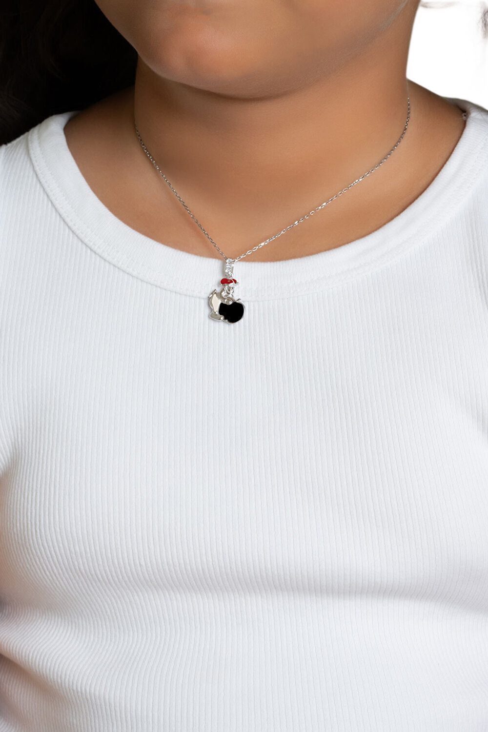 So CHIC... Kette mit Einhänger Weihnachtsmann 18K Kinderhalskette