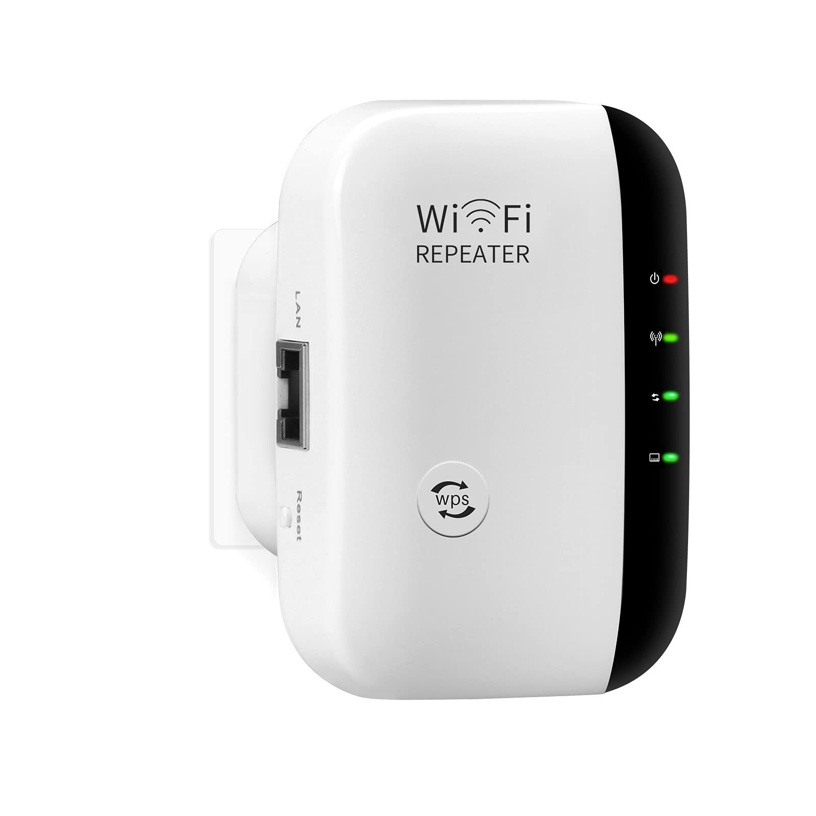 Housruse Repeater/Verstärker WLAN 2,4 GHz mit Repeater-Modus, Access Point,  LAN-Port-Funktion Kompatibel mit allen WLAN-Geräten WLAN-Repeater
