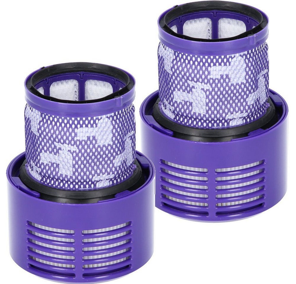 McFilter HEPA-Filter Nachmotor Filter passend für Dyson V10 V 10 SV12 SV 12, 969082-01, Absolute Animal, Total Clean, Motorhead Parquet Nickel