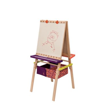 B. TOYS Kreativset B. Holz-Staffelei - Mal Standtafel für Kinder