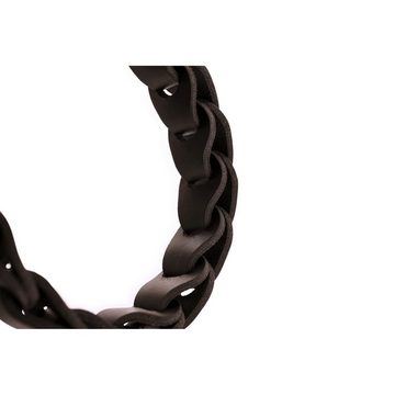 Hunter Tierbedarf Hunde-Halsband Solid Education Chain, Leder
