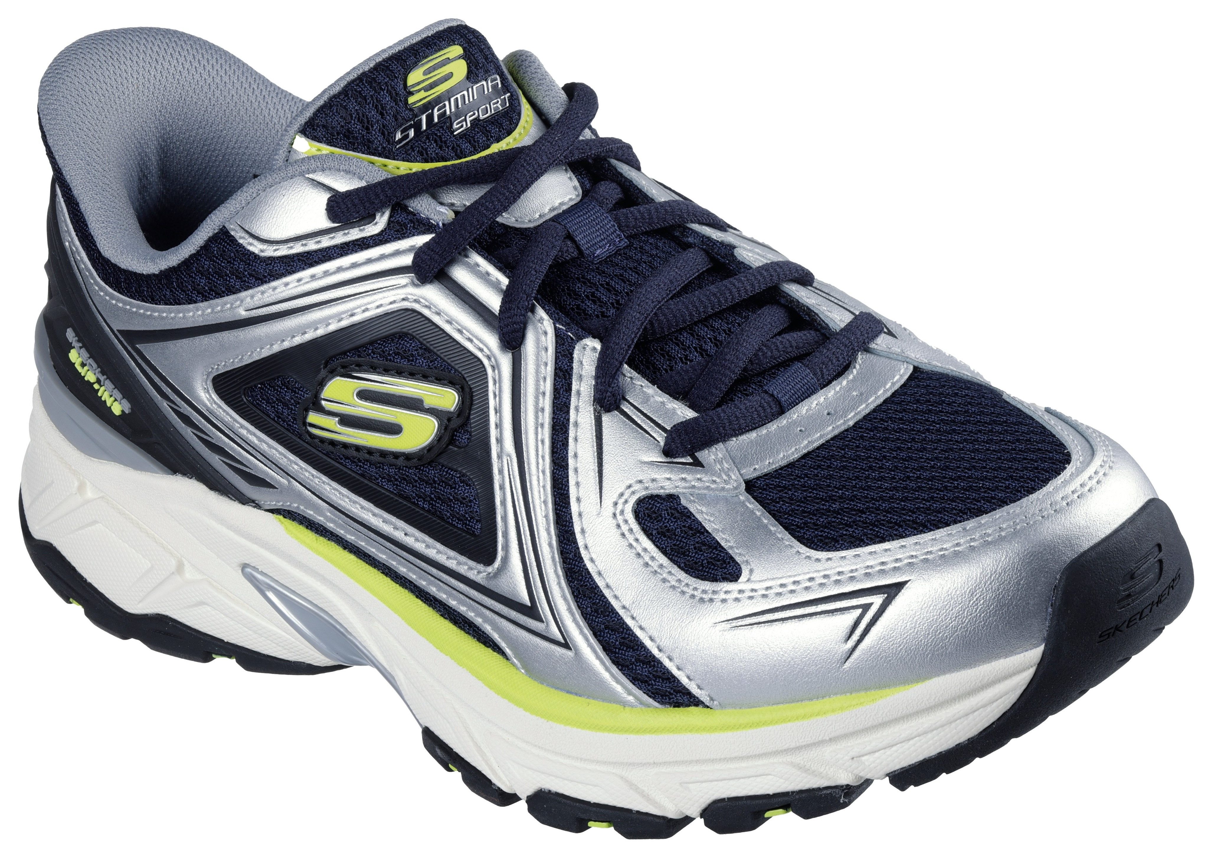 Skechers STAMINA SPORT Slip-On Sneaker Trainingsschuh, Retro Sneaker mit Sl günstig online kaufen