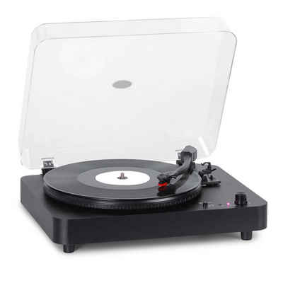 Auna TT-Classic Light Plattenspieler (Riemenantrieb, Bluetooth, Schallplattenspieler mit Lautsprecher Vinyl Plattenspieler)