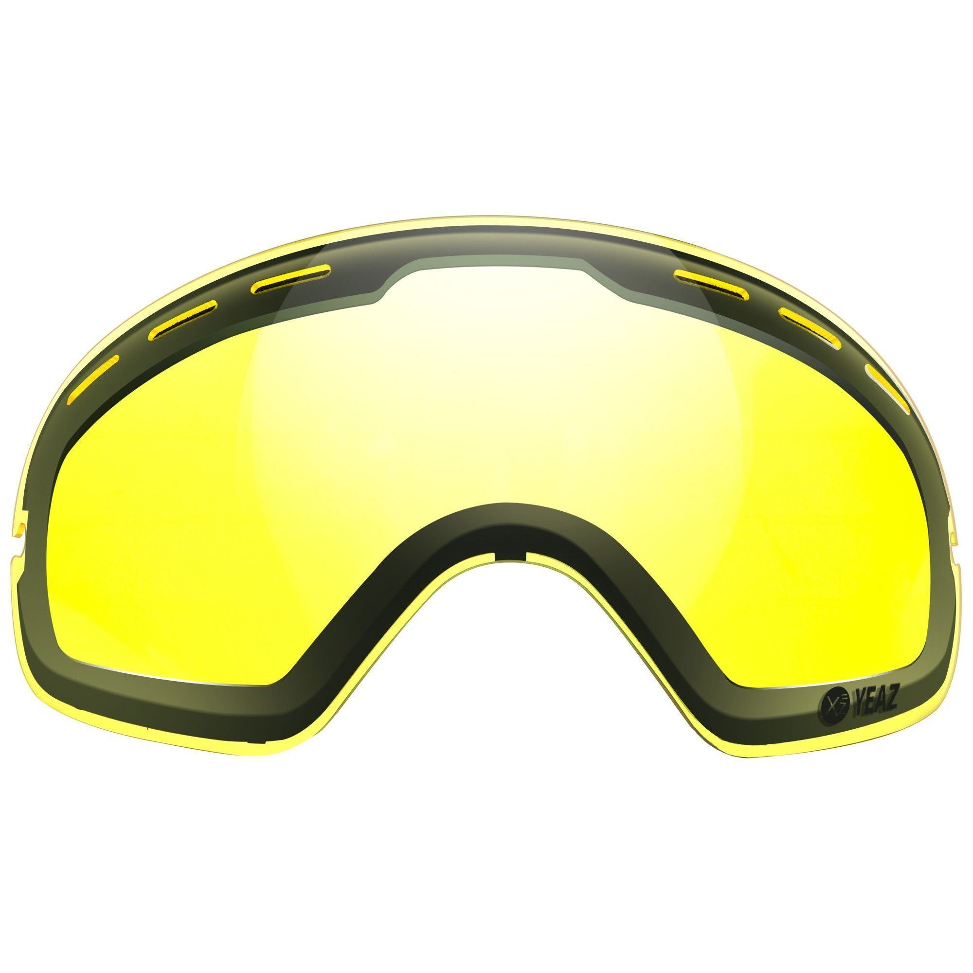 YEAZ Skibrille XTRM-SUMMIT cloudy wechselglas, mit rahmen, CLOUDY Ersatzglas für XTRM-SUMMIT Skibrille mit Rahmen