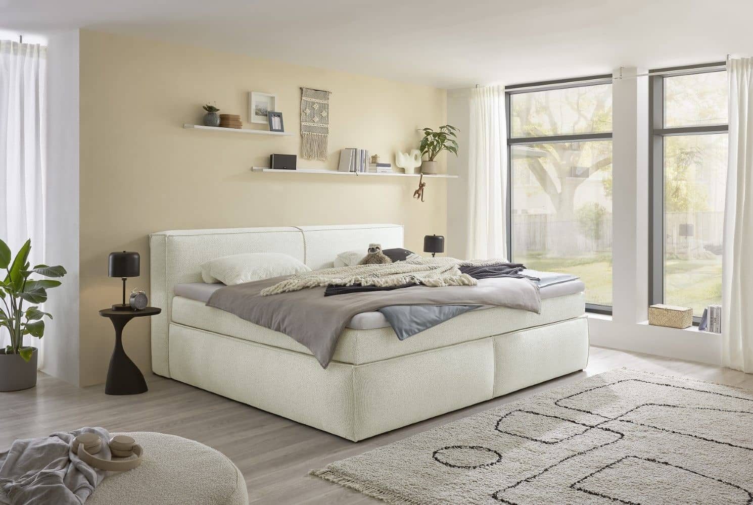 ED EXCITING DESIGN Boxspringbett Sandon 180x200 günstig online kaufen