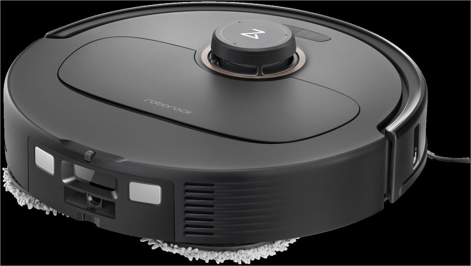 Roborock Saugroboter mit Wischfunktion Roborock QREVO MaxV Black, FlexiArm Design, 70,56 W, Reactive AI Hinderniserkennung, 7.000 PA HyperForce