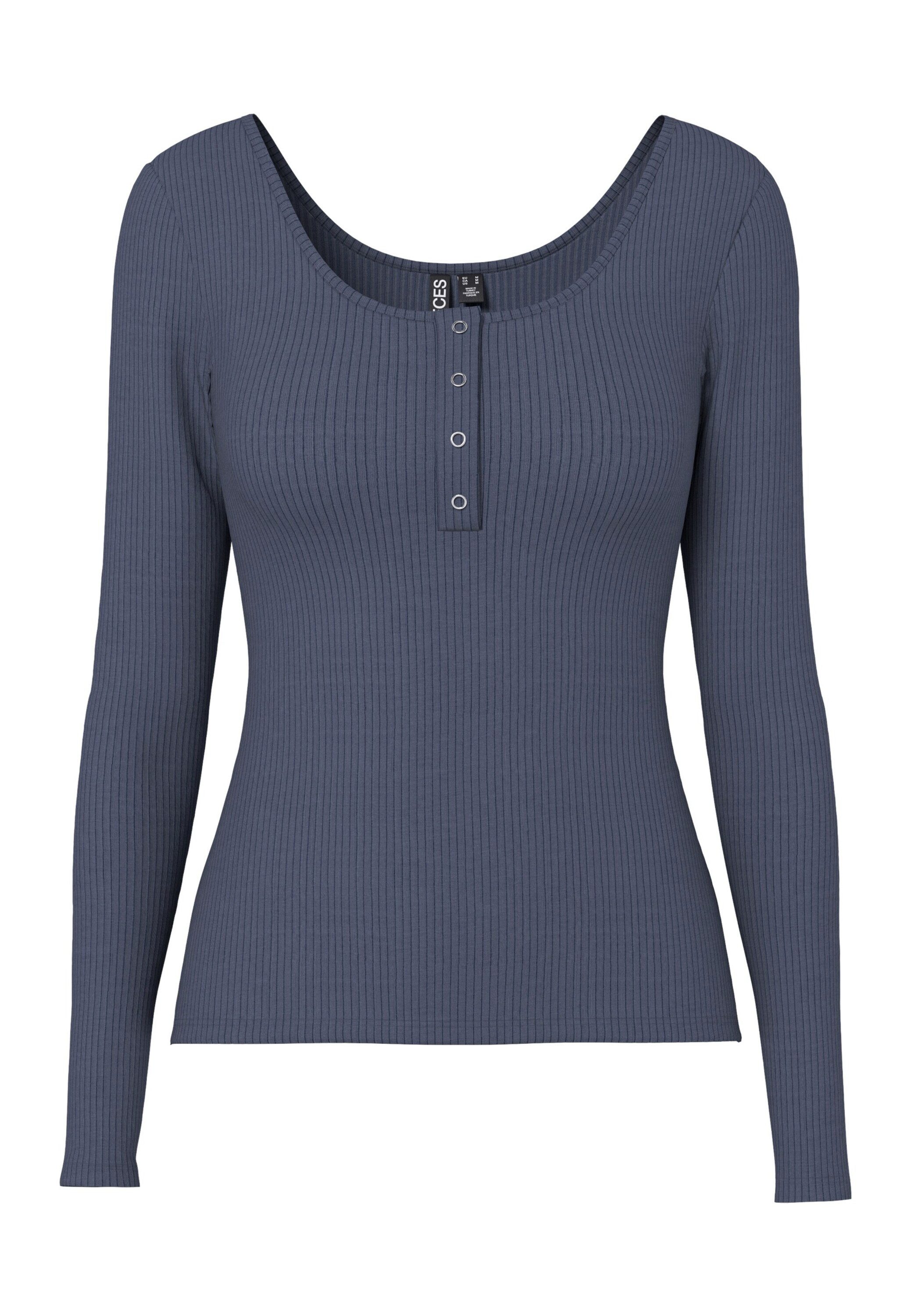 pieces Langarmshirt Kitte (1-tlg) Plain/ohne Details günstig online kaufen