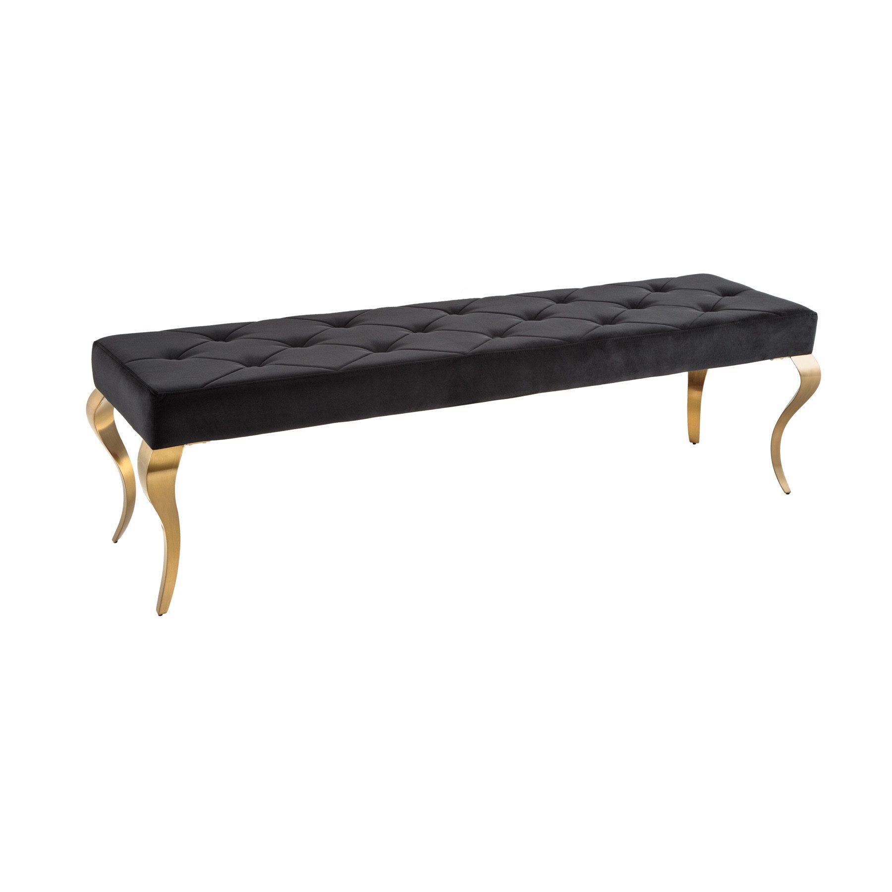 riess-ambiente Sitzbank MODERN BAROCK 175cm schwarz / gold (Einzelartikel, günstig online kaufen