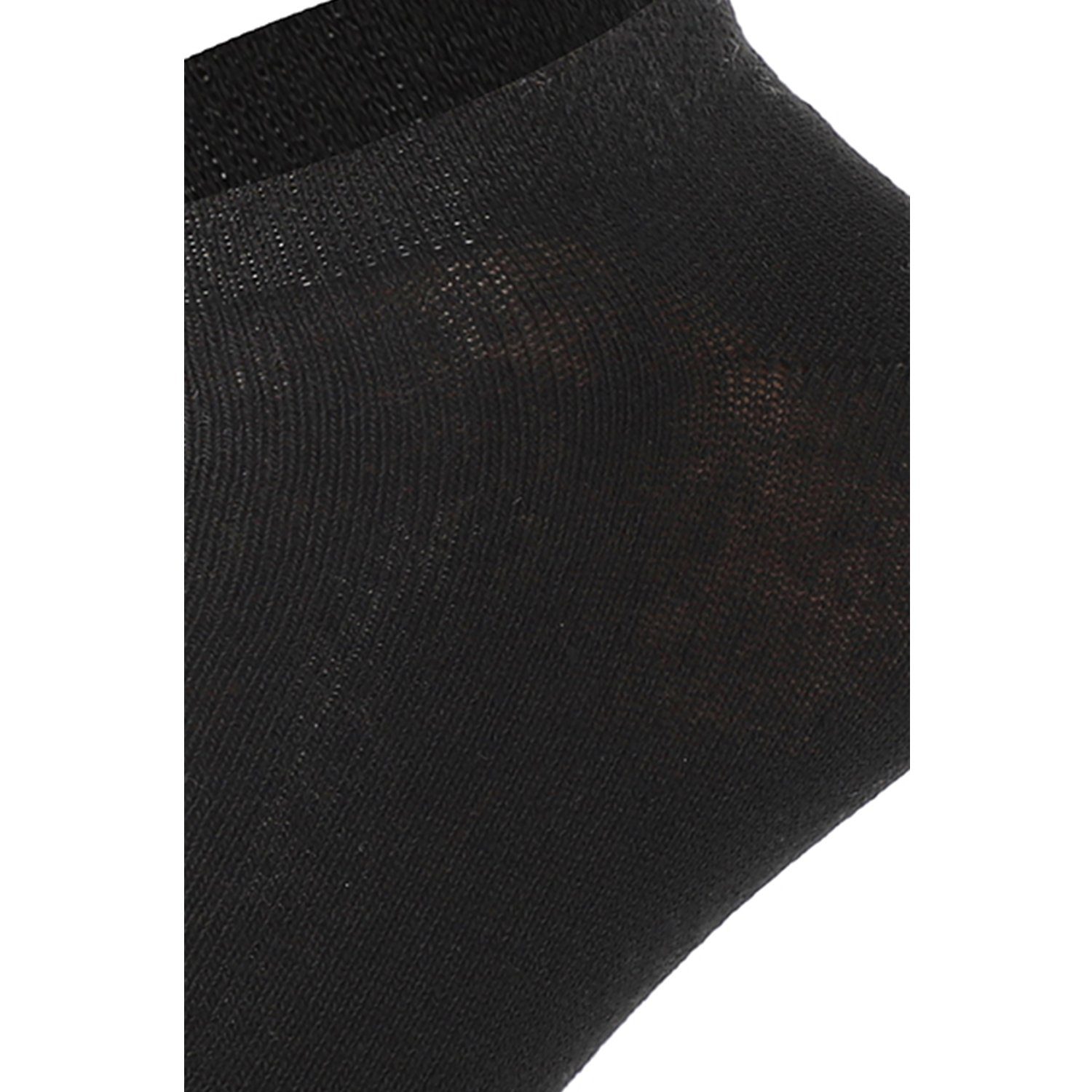 Chili Lifestyle Sneakersocken Basicsocken Ankle aus Baumwolle in schwarz für Damen und Herren (Multipack, 8-Paar, ein Design) Weichbund ohne Gummidruck