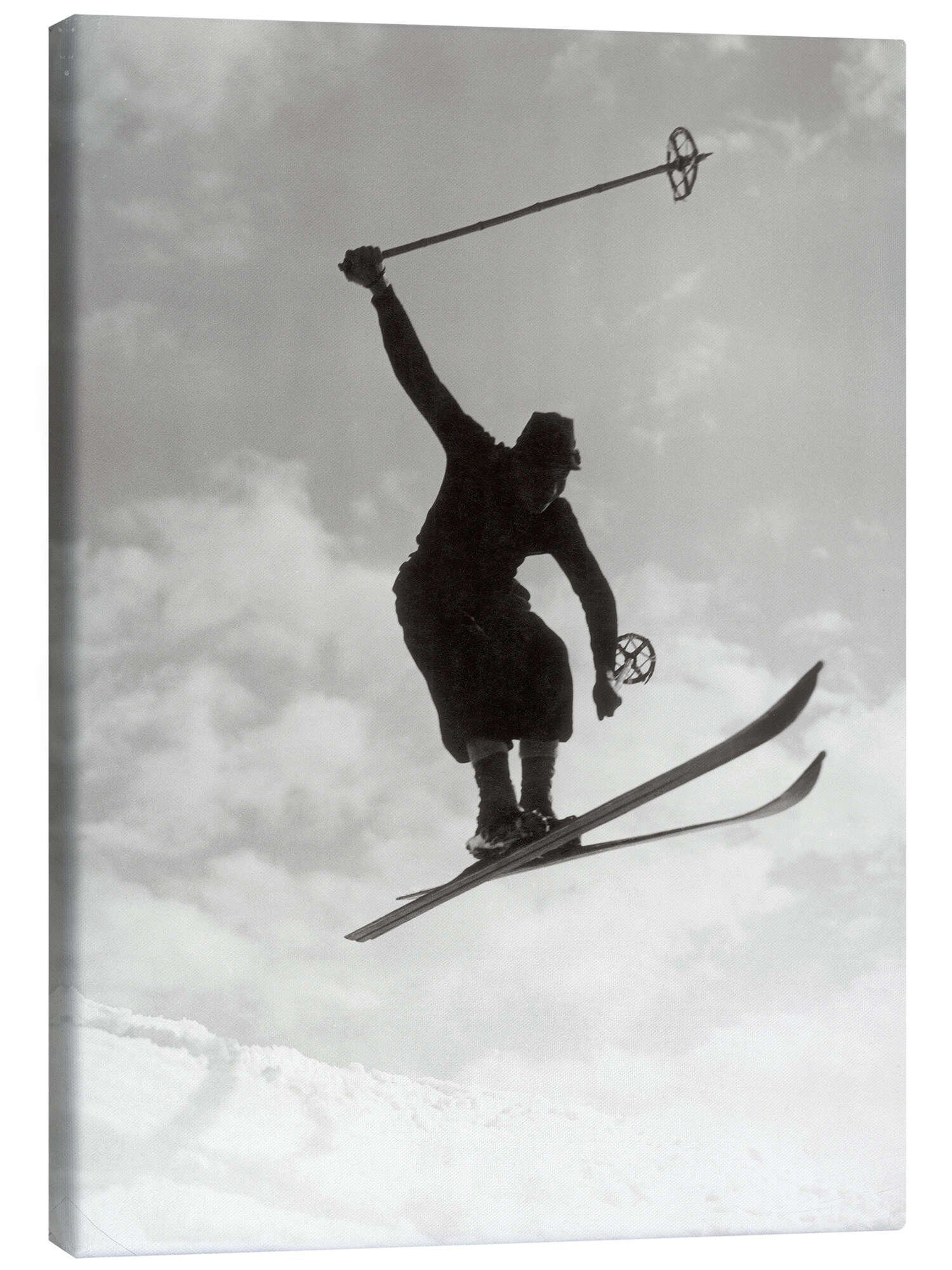 Leinwandbild Vintage Ski Collection