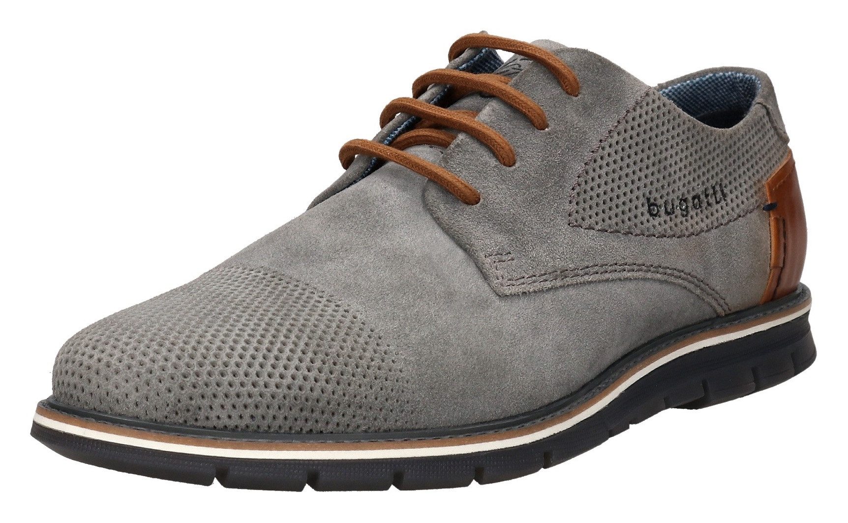 bugatti Schnürschuh, Freizeitschuh, Halbschuh, Sneaker mit Ziernähten günstig online kaufen