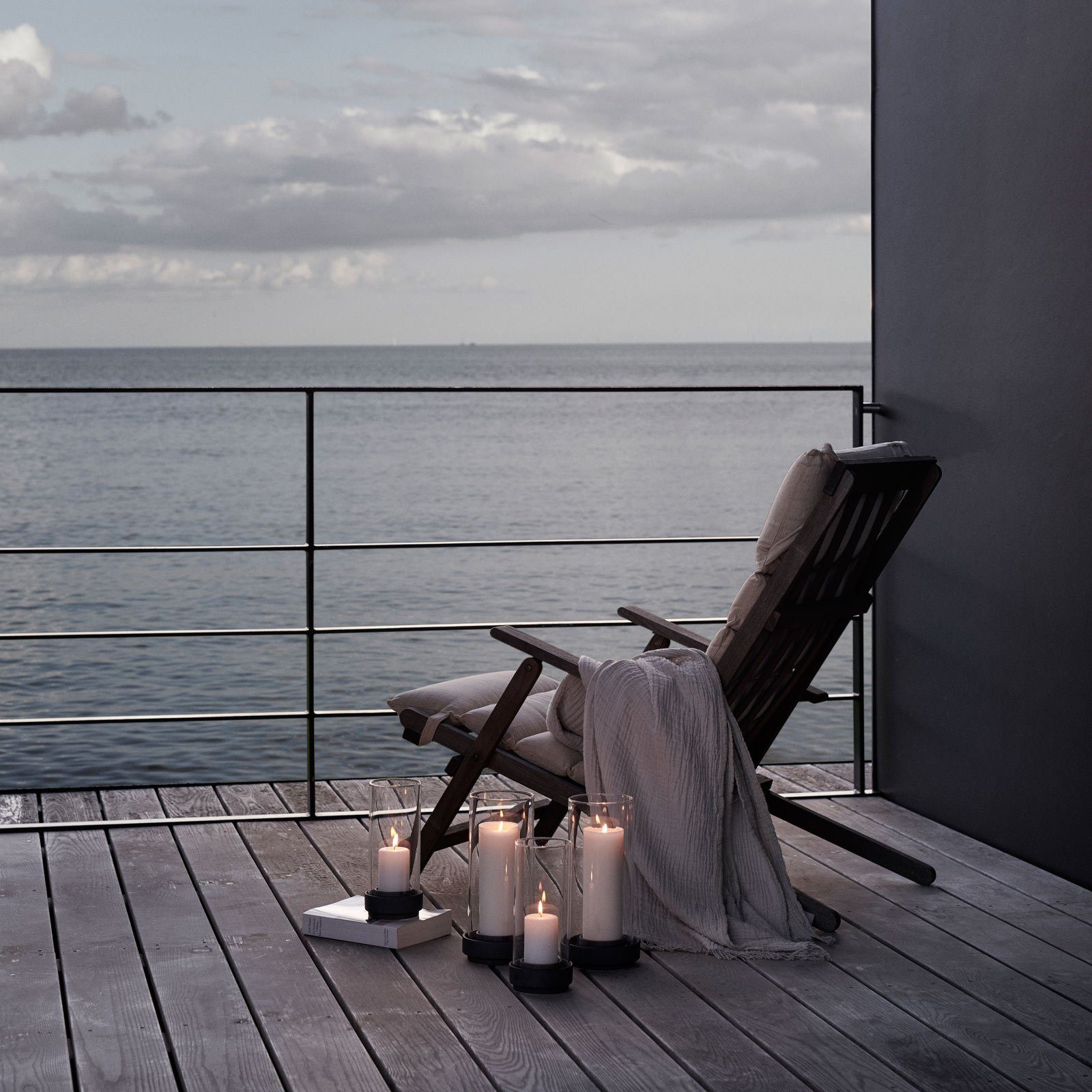 Stelton Windlicht, stelton Windlicht HURRICANE black - small