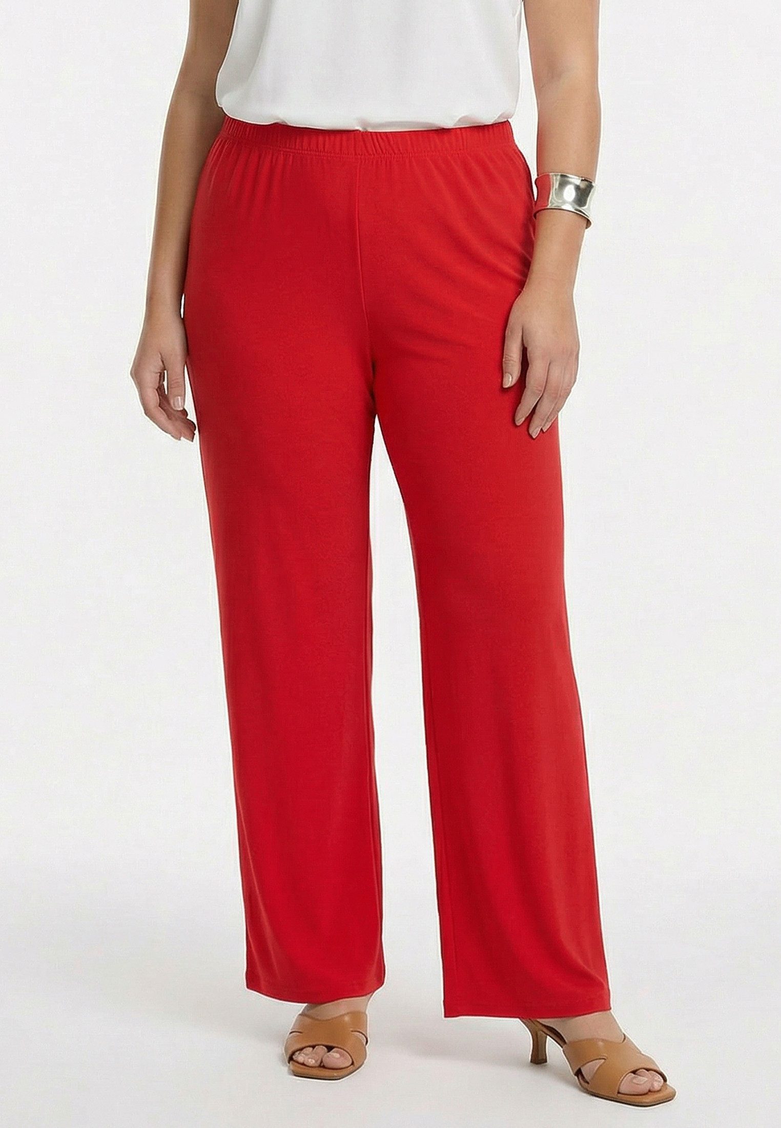 Bootcuthose Damen Hose mit einem elastischen Bund