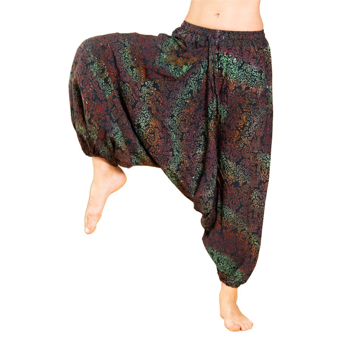 Haremshose Aladinhose Wachsbatik Haremshose aus 100% natürlicher Viskose