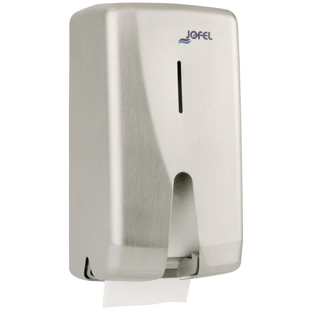 JM Metzger Papierhandtuch Jofel FUTURA 2-fach Toilettenpapierspender  Edelstahl
