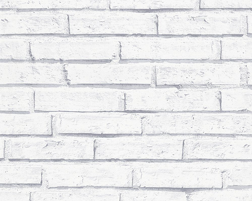 A.S. Création Papiertapete A.S. Création Authentic Walls 301692 Weiß Natur