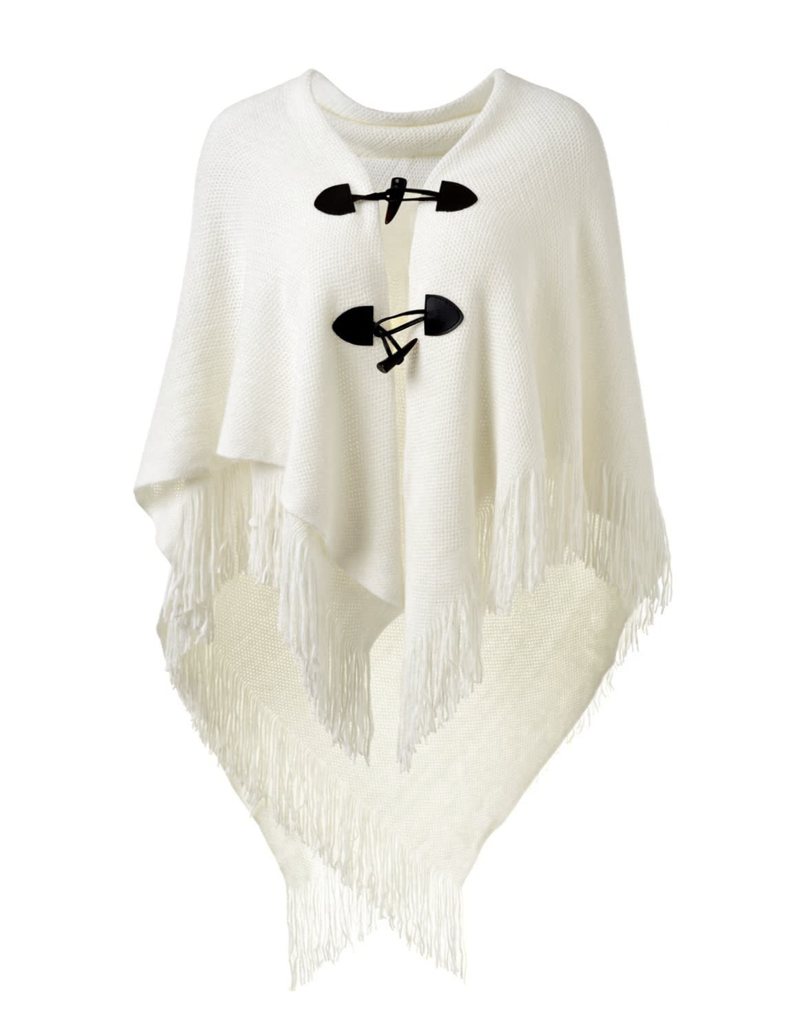 Autrucker Poncho Damen Poncho Schal, Kuscheliges Oversize Cape mit offener Front (1-St) Weicher Schulterumhang für Herbst und Winter