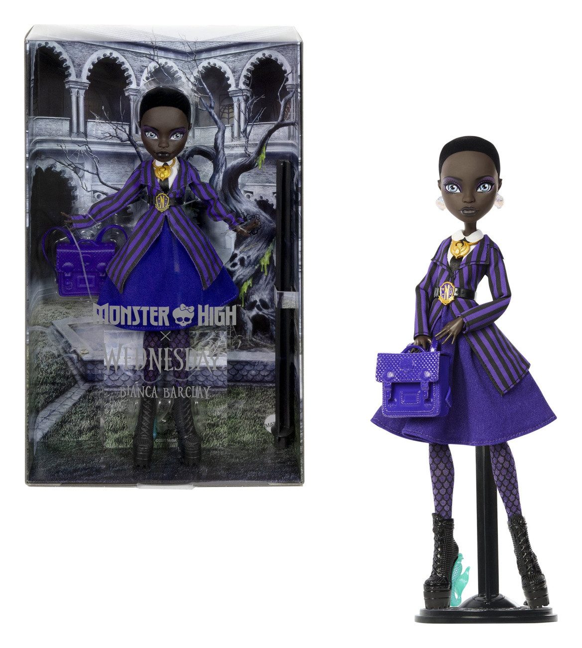 Mattel® Anziehpuppe Monster High x Wednesday Puppe Bianca Barclay