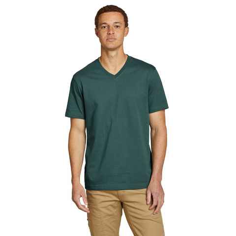 Eddie Bauer T-Shirt Legend Wash Pro Shirt 100% Baumwolle - V-Ausschnitt