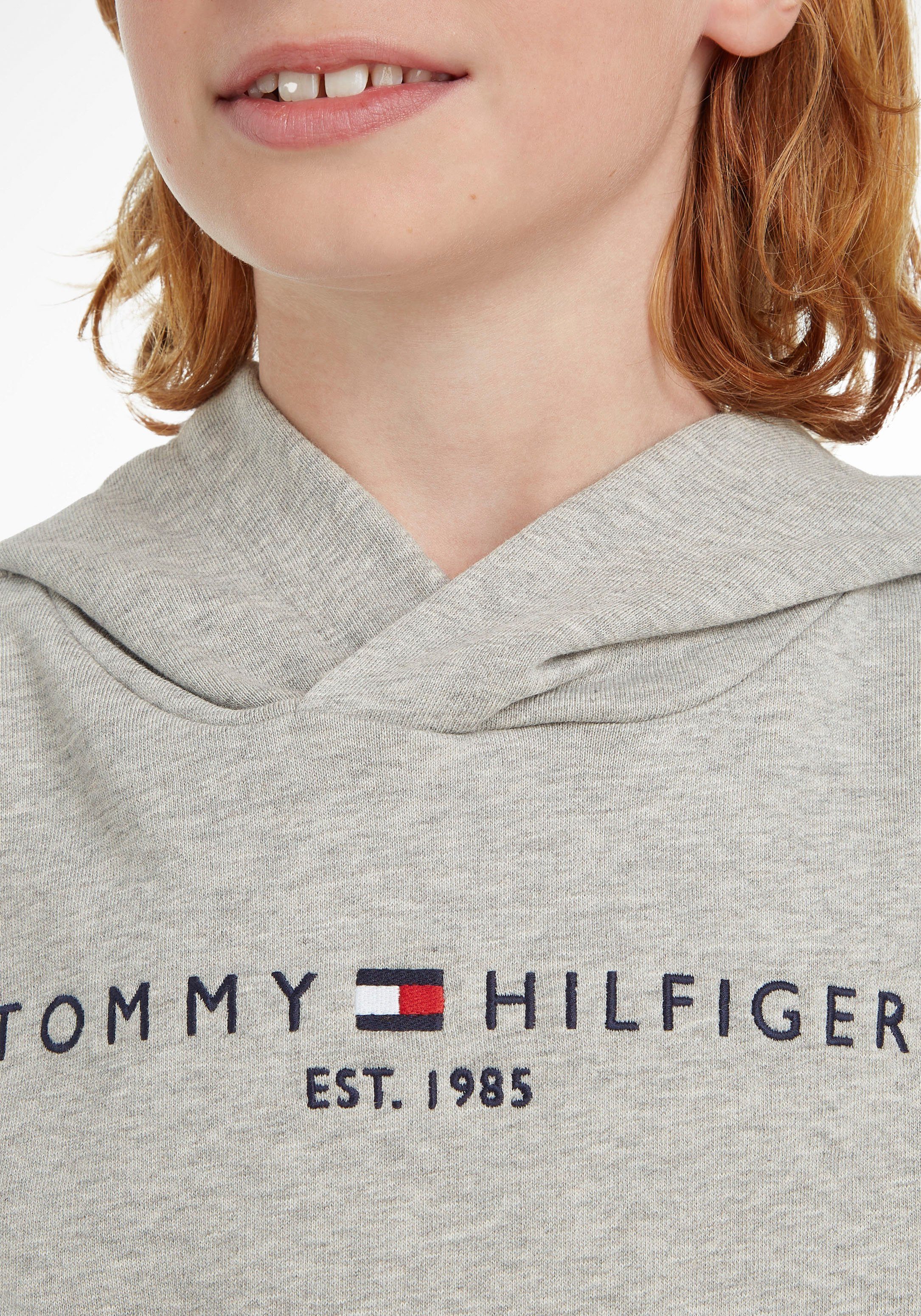 und MiniMe,für Kapuzensweatshirt HOODIE ESSENTIAL Kinder Kids Mädchen Jungen Tommy Hilfiger Junior