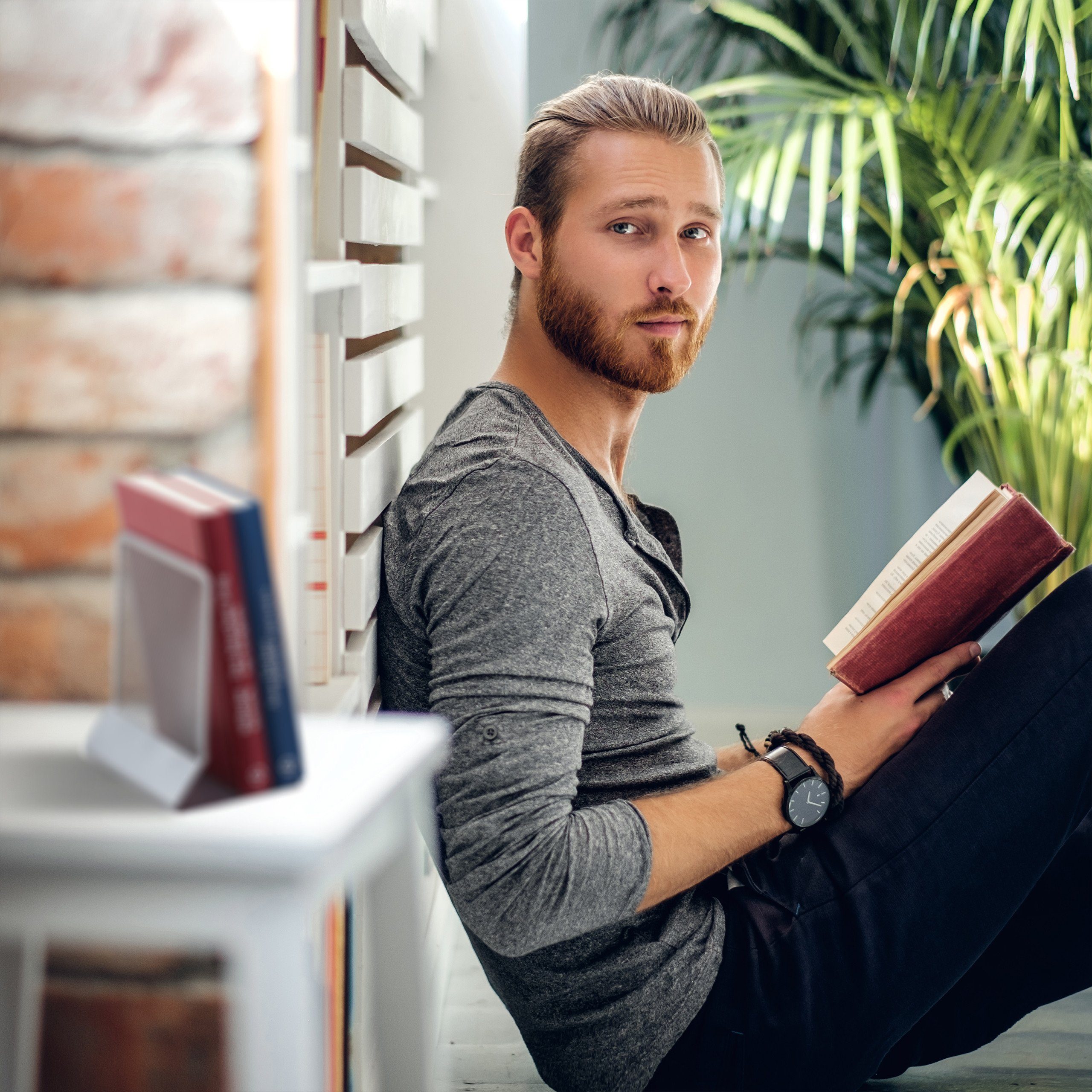 relaxdays Kochbuchhalter Silber Set, groß Buchstütze 2er