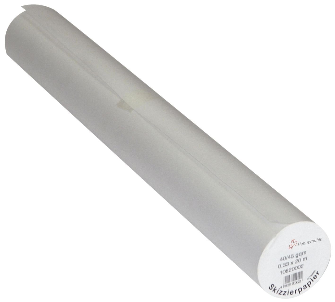 Hahnemühle Zeichenpapier Transparente Skizzierpapierrolle 0,33 x 20m 40/45 g/qm