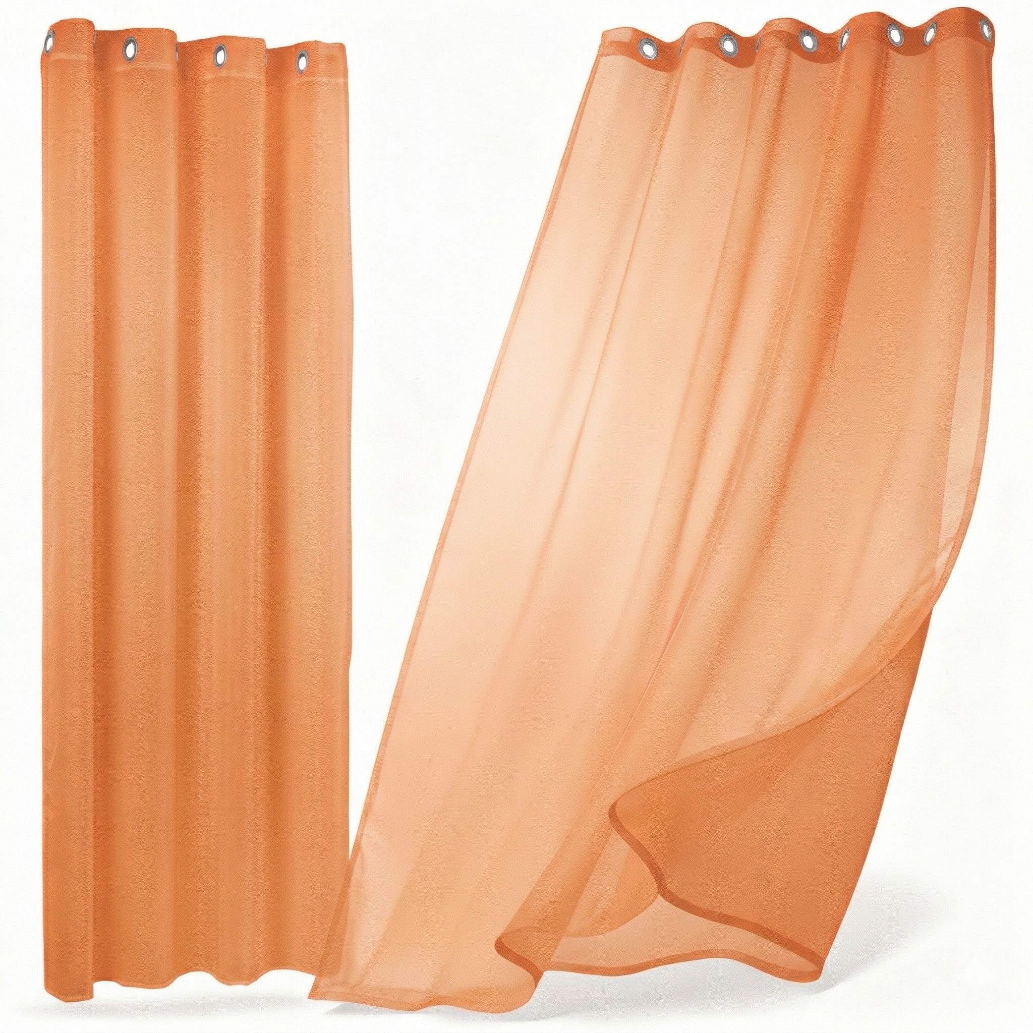 Beautex Gardine transparent Dolly, wählbar mit Kräusel- und Ösen- Aufhängung (2 St), Ösen, transparent