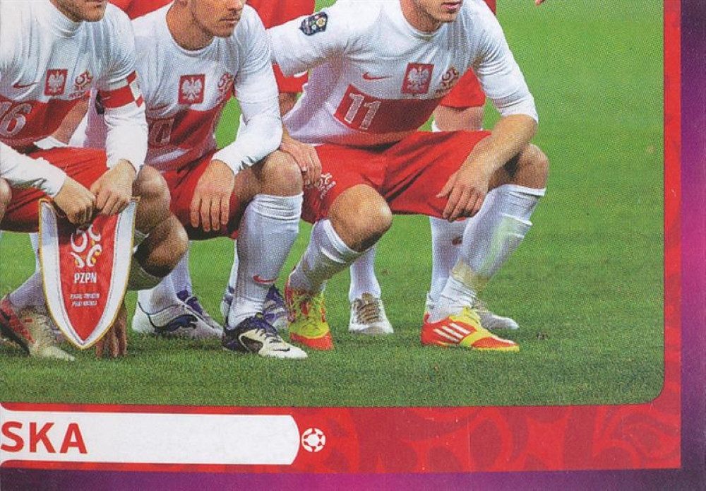 Panini Sammelkarte Panini EM 2012 deutsche Version - Sticker 54 - Team-Polen