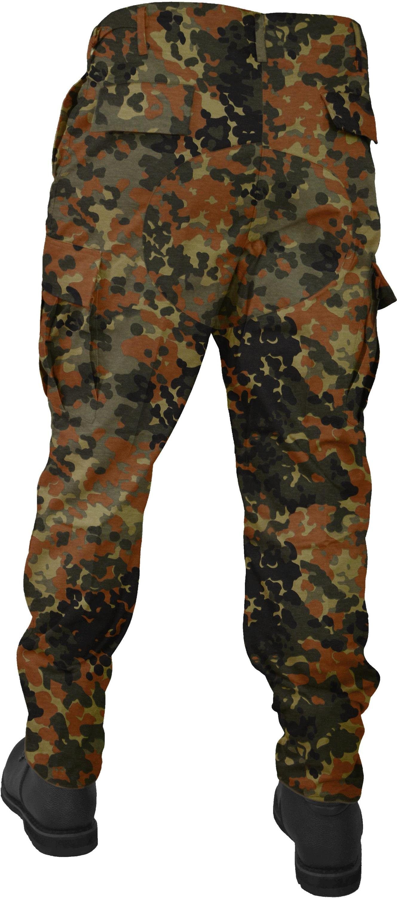 Feldhose Rangerhose Freizeithose Cargohose Outdoorhose BDU BDU US Trooper Outdoorhose Flecktarn Herren normani