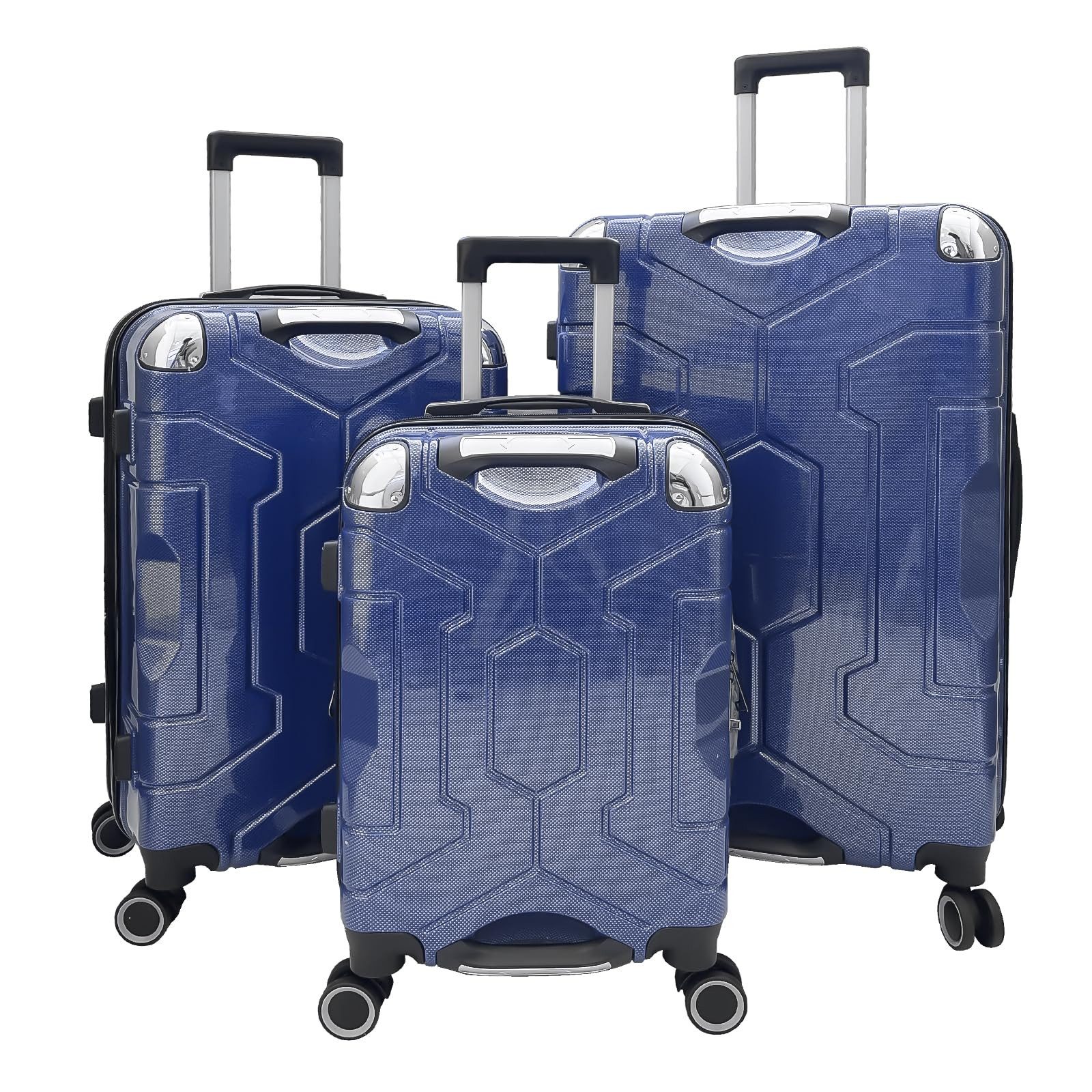 yonsly Trolleyset Koffer-Set(M,L,XL) Hartschalen-Koffer mit 360°-Rollen, günstig online kaufen