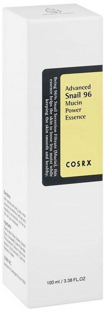 Cosrx Gesichtsserum ADVANCED SNAIL 96 MUCIN POWER ESSENCE, für trockene und unreine Haut, repariert und spendet Feuchtigkeit
