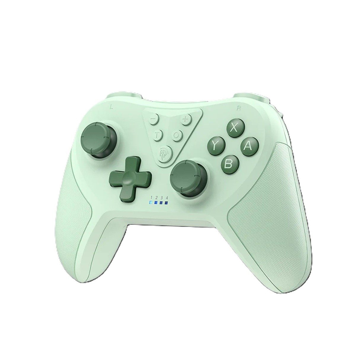 EasySMX T37 Wireless Controller 400 mAh, kompatibel mit Switch & Windows, Grün Gaming-Controller (6-Achsen Steuerung und Turbo-Modus bis 20 Aktionen/Sekunde)