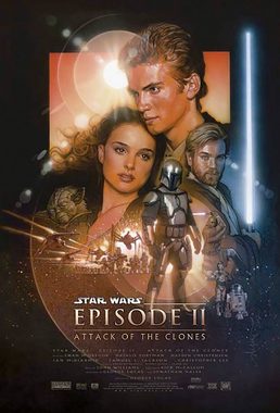 Star Wars Poster Star Wars Posterset Filmplakat 68,5 x 101,5 cm