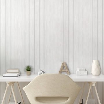 Abakuhaus Vinyltapete selbstklebendes Wohnzimmer Küchenakzent, neutrale Farbe Einfache Geradlinig