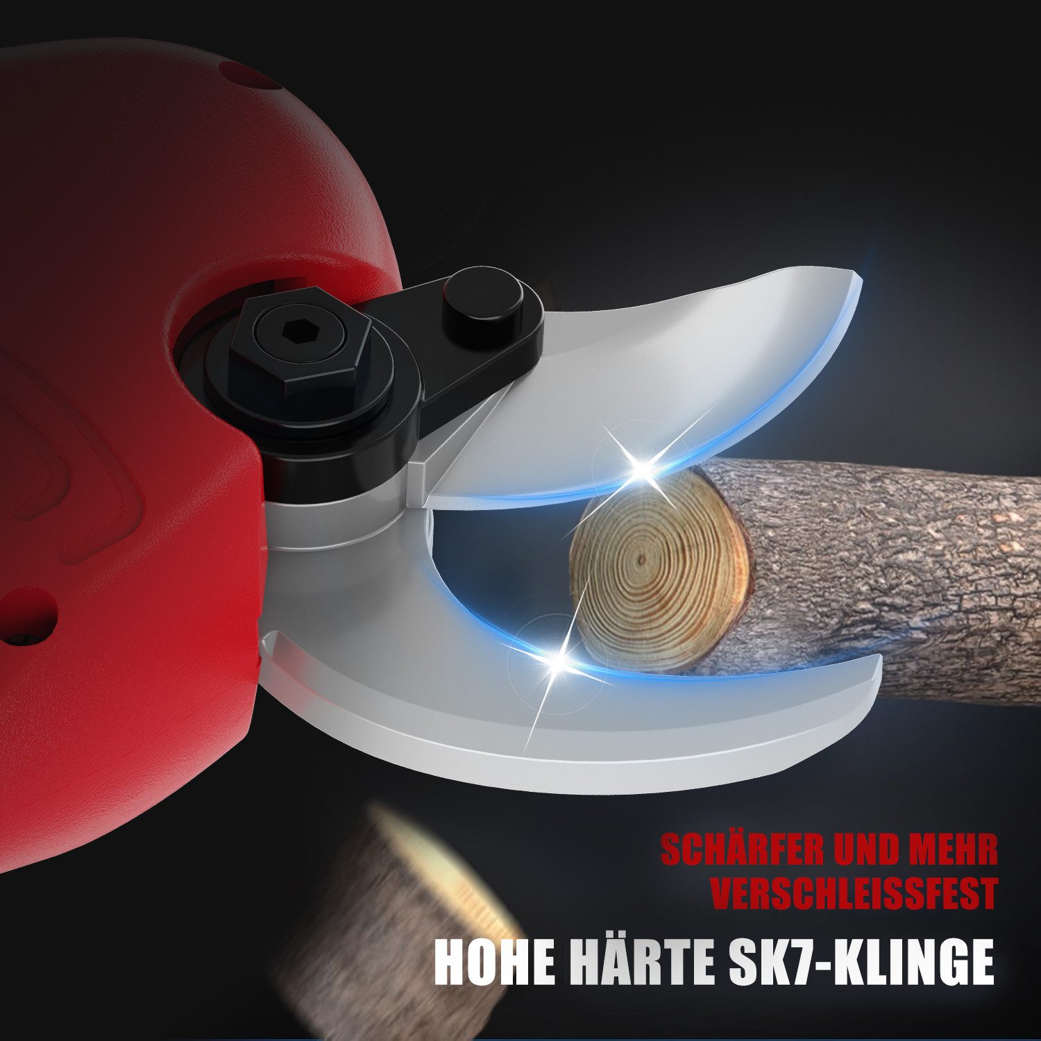 OUTIGO Akku-Astschere Professionelle Elektrische Gartenschere, 1000W-Bürste günstig online kaufen