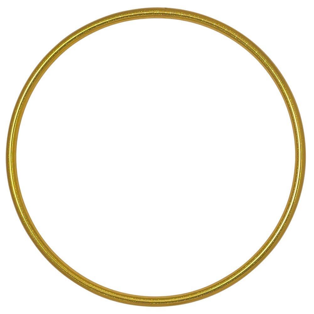 Hula-Hoop-Reifen Kinder Hula Hoop, Glitter Farben, Ø 80cm Gelb