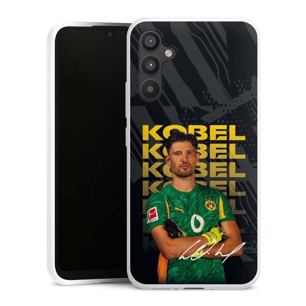 DeinDesign Handyhülle Borussia Dortmund Gregor Kobel BVB Gregor Kobel 25/26, Samsung Galaxy A34 5G Silikon Hülle Bumper Case Handy Schutzhülle