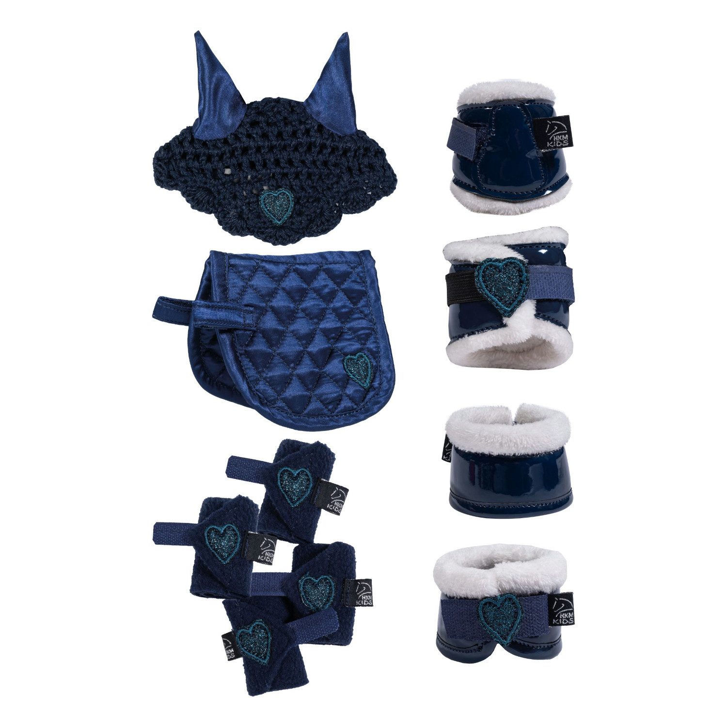 HKM Schabracke HKM Reitset Starter Cuddle Pony