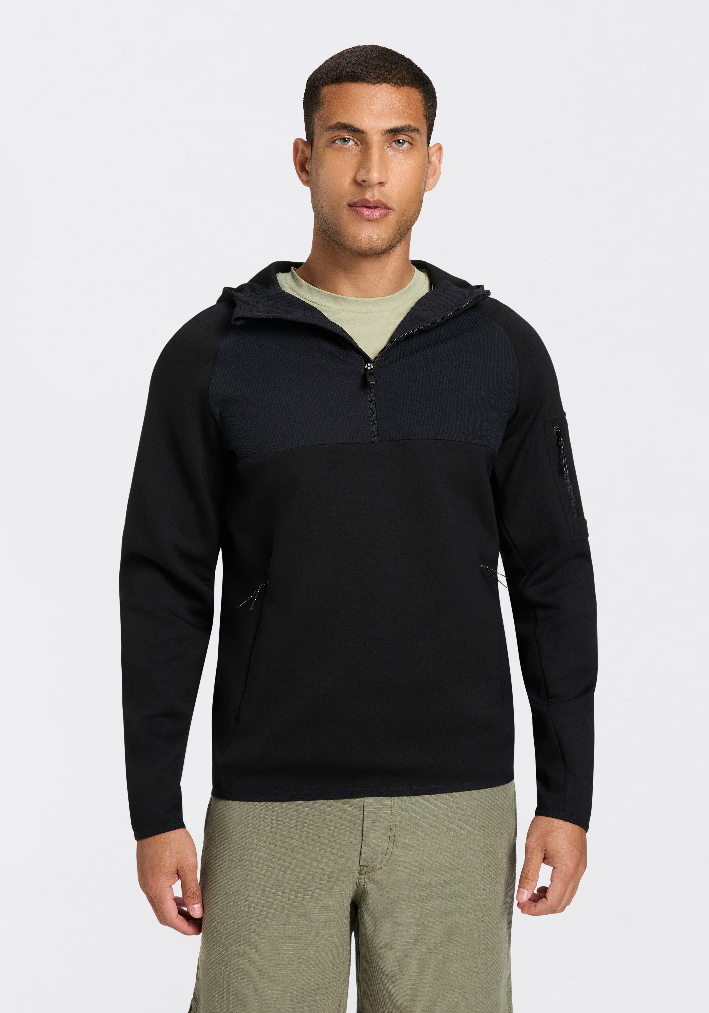 BOSS GREEN Kapuzensweatshirt QZ Urban Tech günstig online kaufen