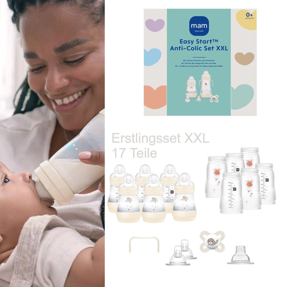 Babyflasche EASY Start Baby Erstlingsset XXL