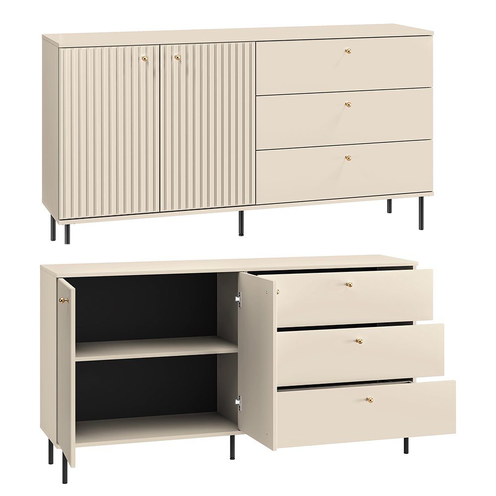 Lomadox Wohnzimmer-Set SALOU-131, (Mega-Spar-Set, 3-St., 3-tlg), günstig online kaufen