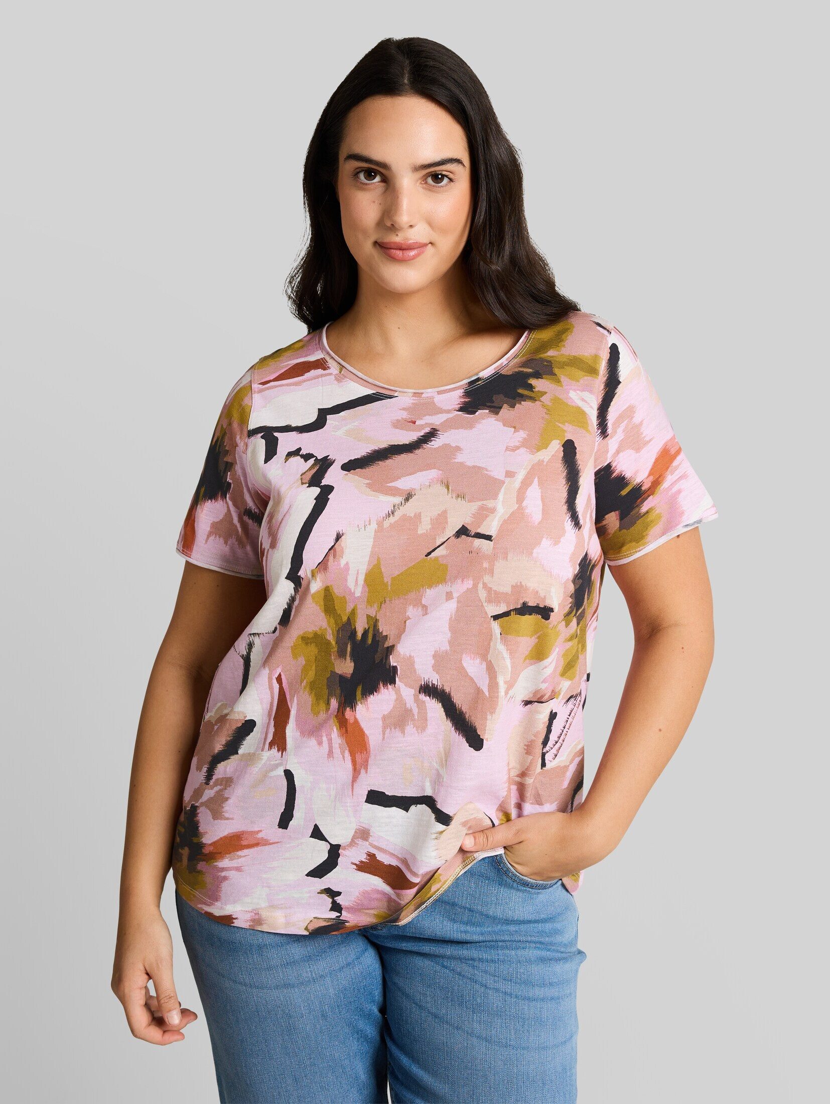 TOM TAILOR PLUS T-Shirt T-Shirt Plus Size - T-Shirt aus Baumwolle