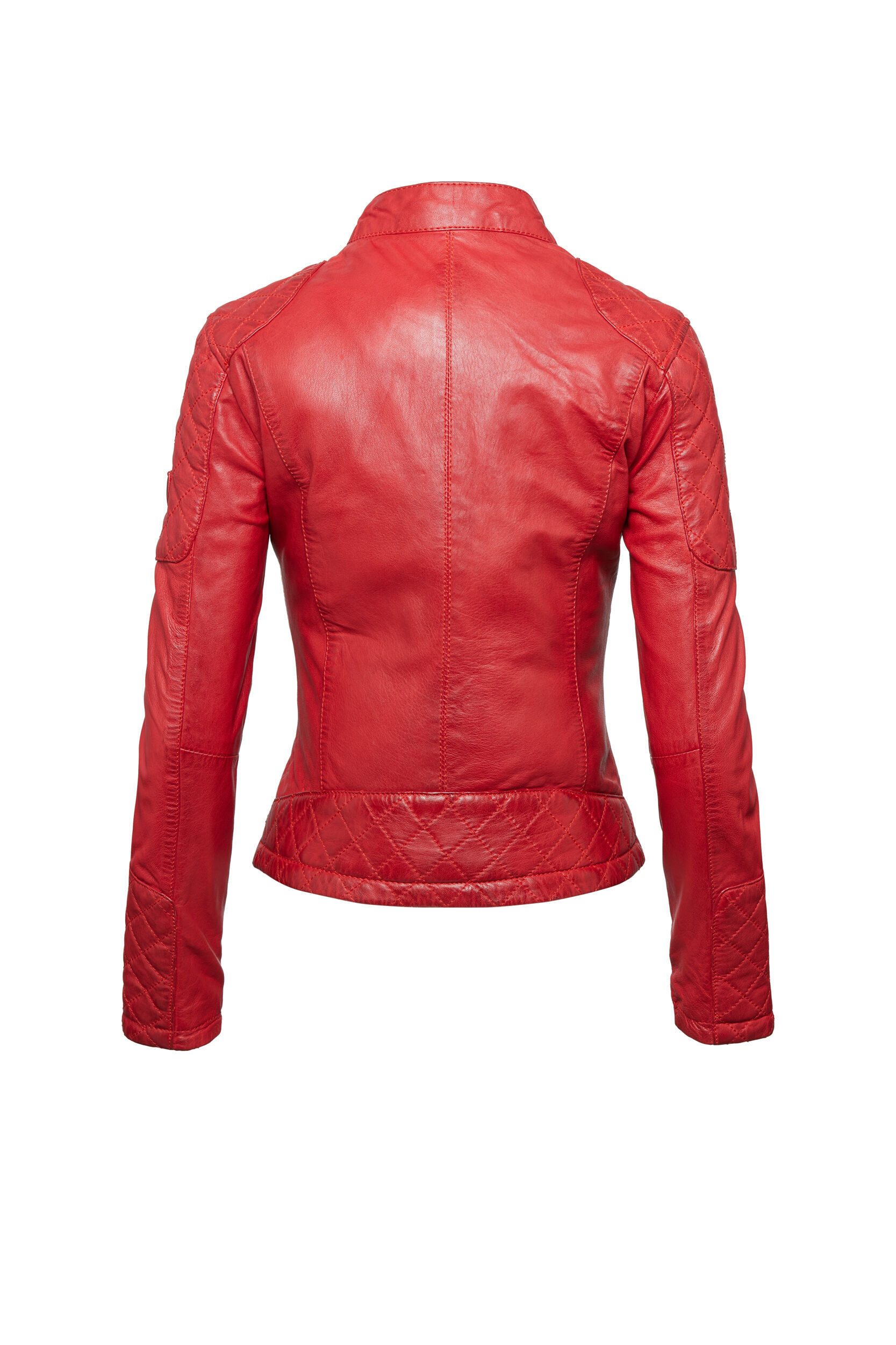 H.I.S Lederjacke (1-St) in leicht taillierter Passform günstig online kaufen