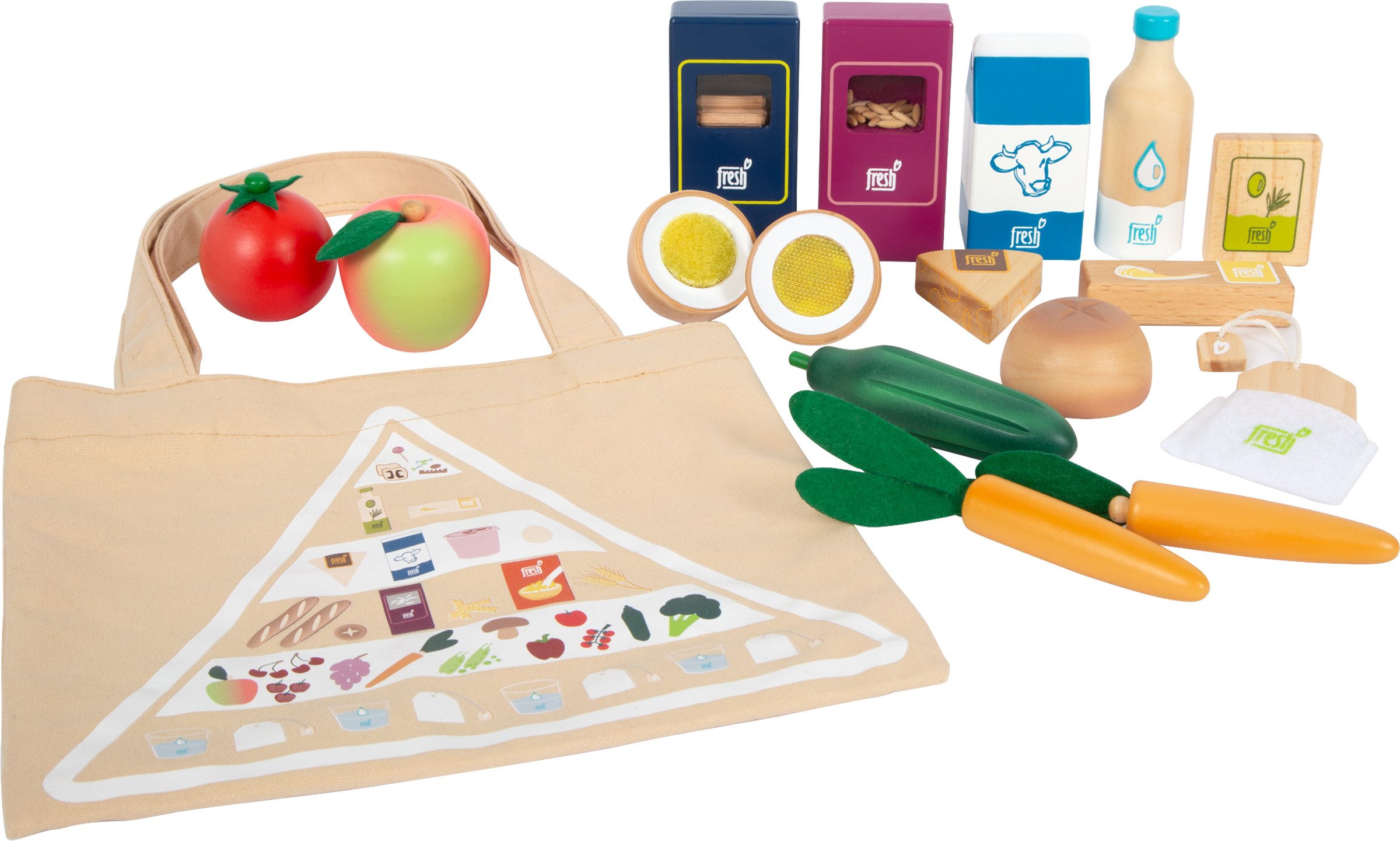 Small Foot Kaufladensortiment Lebensmittel-Set vegetarisch „fresh“