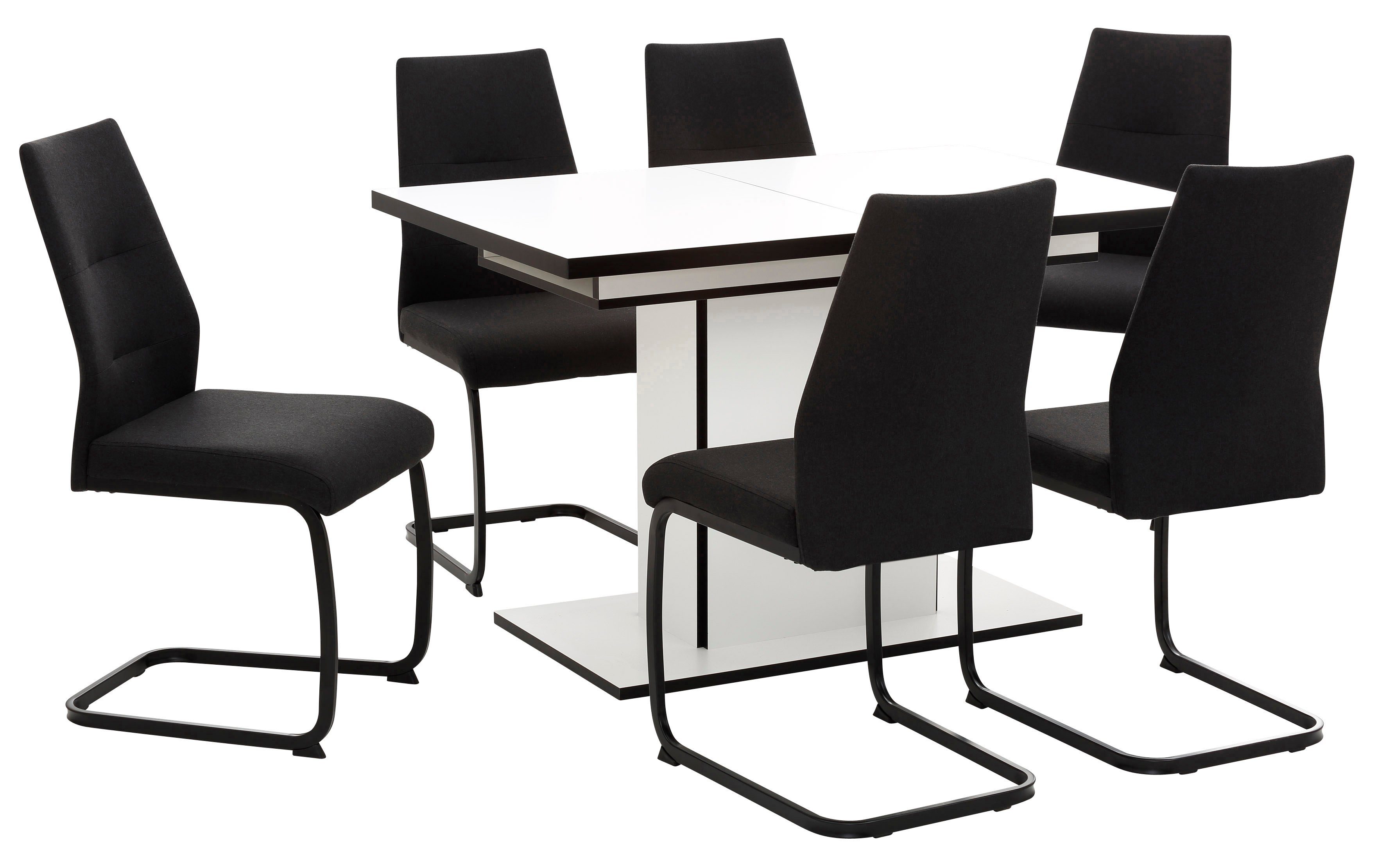 HELA Essgruppe Ariana, Esstisch mit 6 Stühlen, ausziehbarer Küchentisch, (S günstig online kaufen