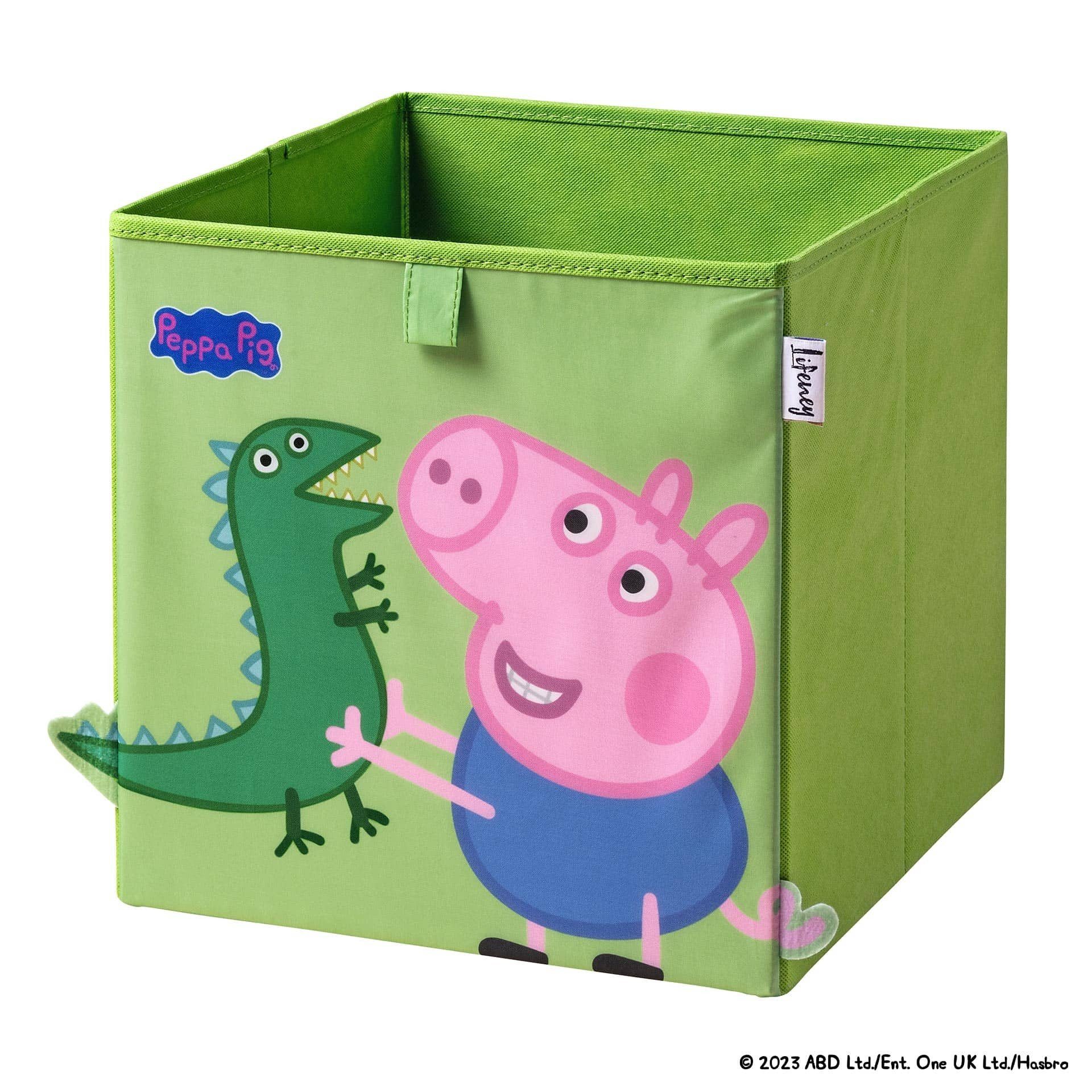 Lifeney Aufbewahrungsbox Peppa Wutz Aufbewahrungsbox – 30 x 30 x 30 cm für Würfelregale