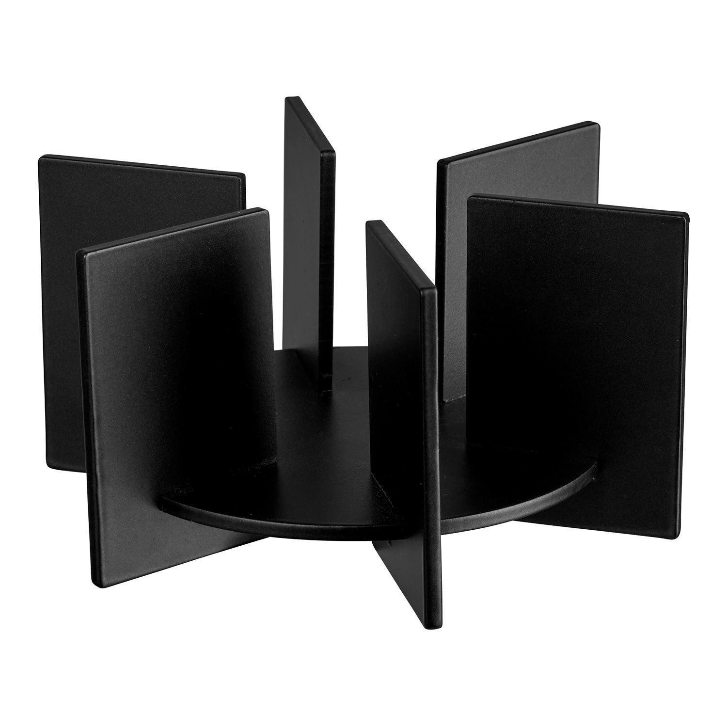 ASA SELECTION Stövchen Universalstövchen COPPA KURO, Ø 13 x H 6,5 cm, (1-tlg), Schwarz matt, Edelstahl