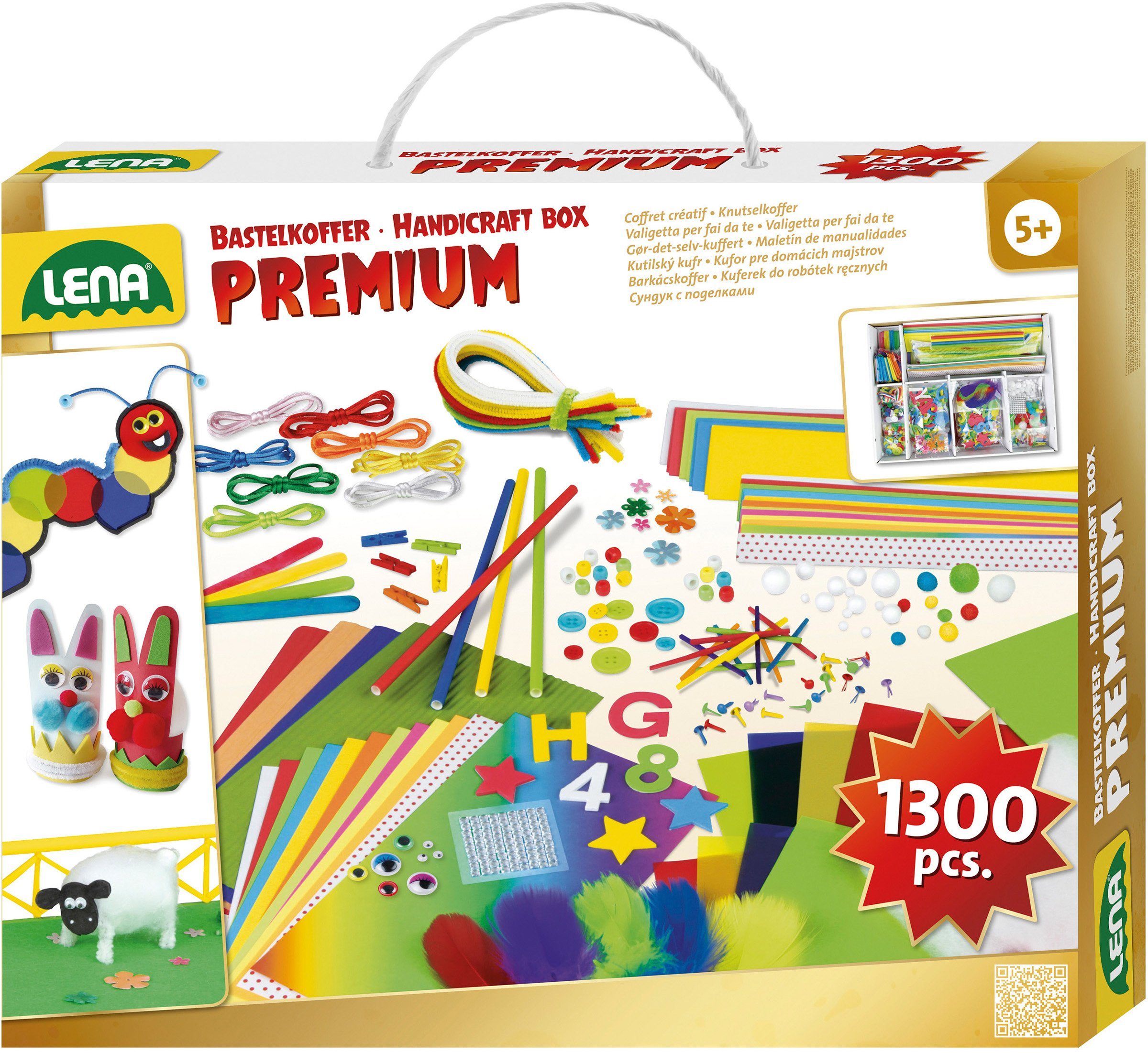 Lena® Kreativset Bastelkoffer Premium