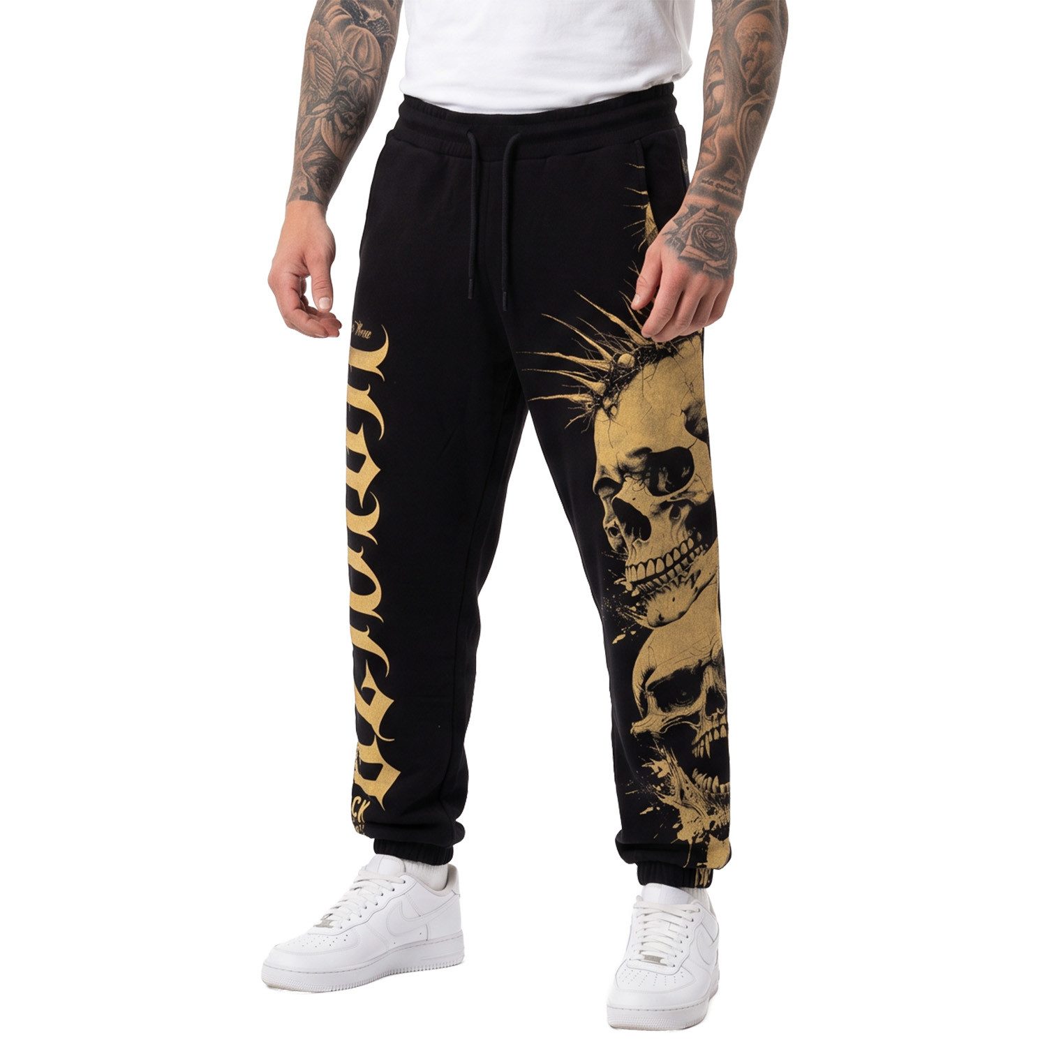 YAKUZA Jogginghose Skull Stack