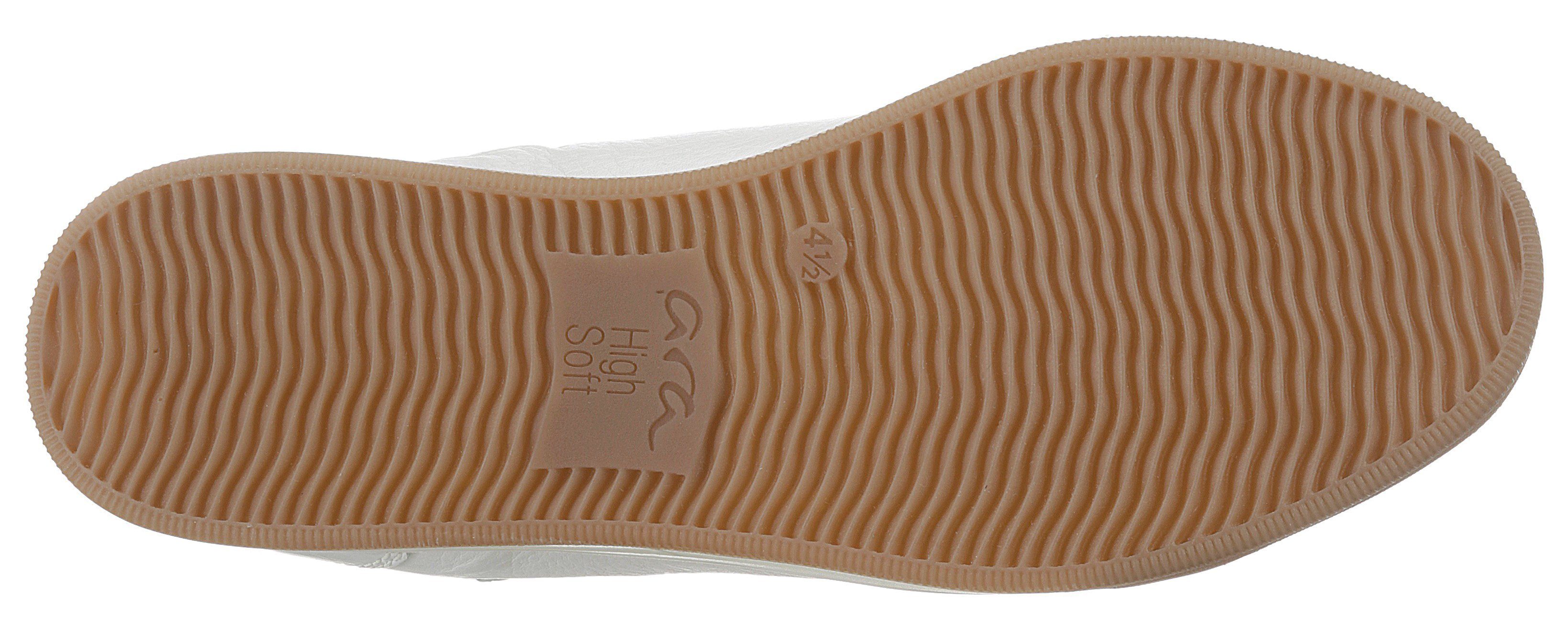 Schaftrand Sneaker Ara mit ROM 048238 offwhite gepolstertem